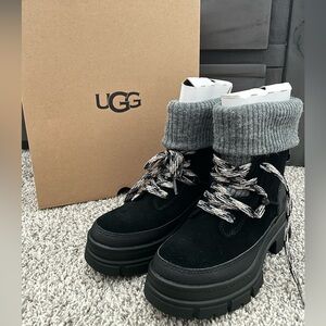 UGG Women's Ashton Hiker Faux Leather Boots